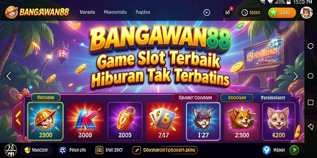 Screenshot gameplay BANGSAWAN88 menampilkan keseruan bermain slot.