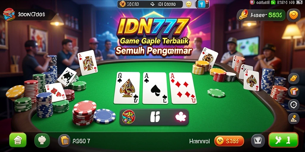 Gameplay seru dan interaktif dalam permainan Gaple IDN777.