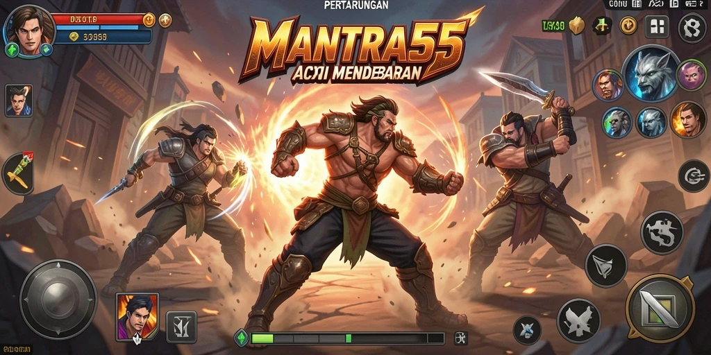 Tampilan pertarungan yang mendebarkan di MANTRA55.