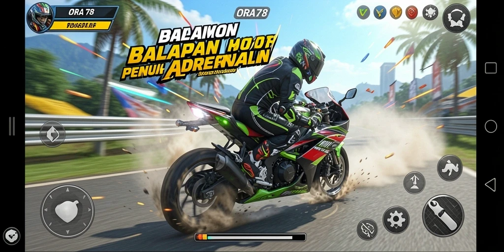 Menampilkan gameplay seru dan menarik di ORA78.