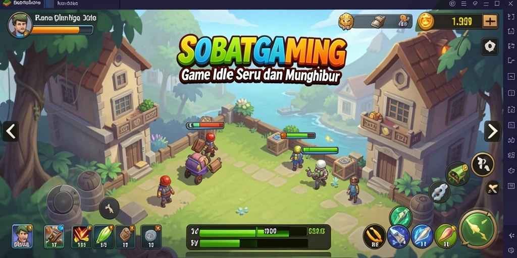 Tampilan gameplay SOBATGAMING yang santai dan menarik.