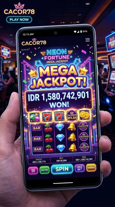 Tampilan antarmuka pengguna cacor78 yang sederhana dan intuitif.